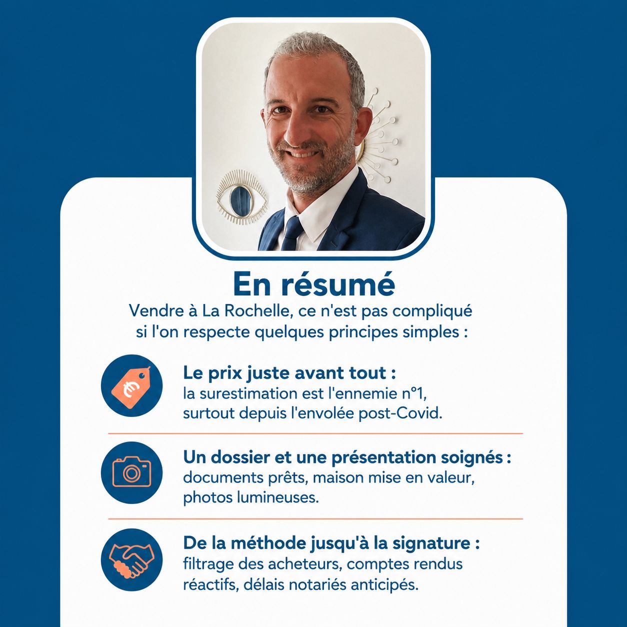 Infographie — Vendre sa maison à La Rochelle